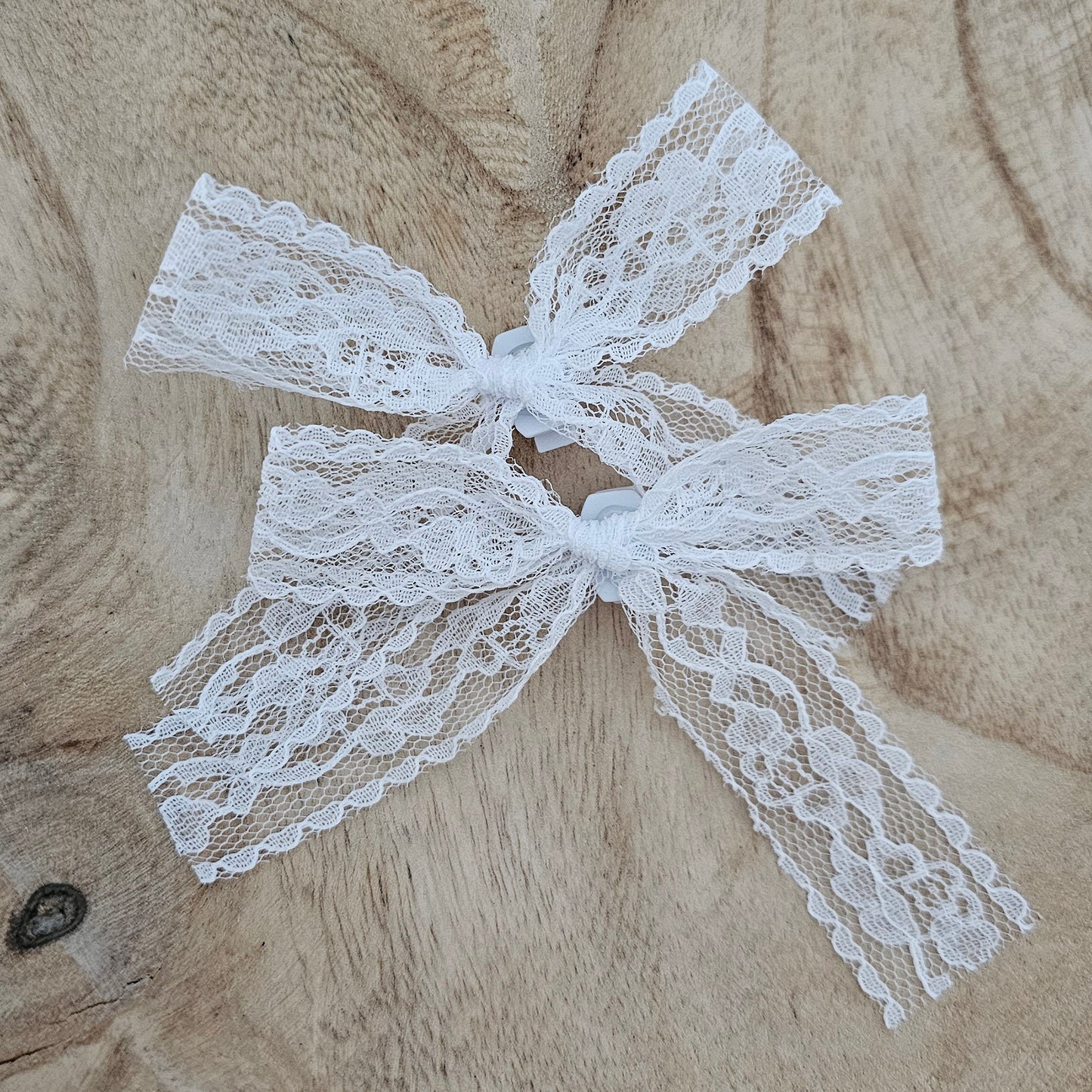 Lace Bow Shoe Charms