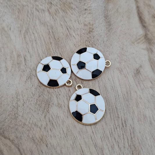 Medium Soccer Ball Charm Custom Charm Necklace