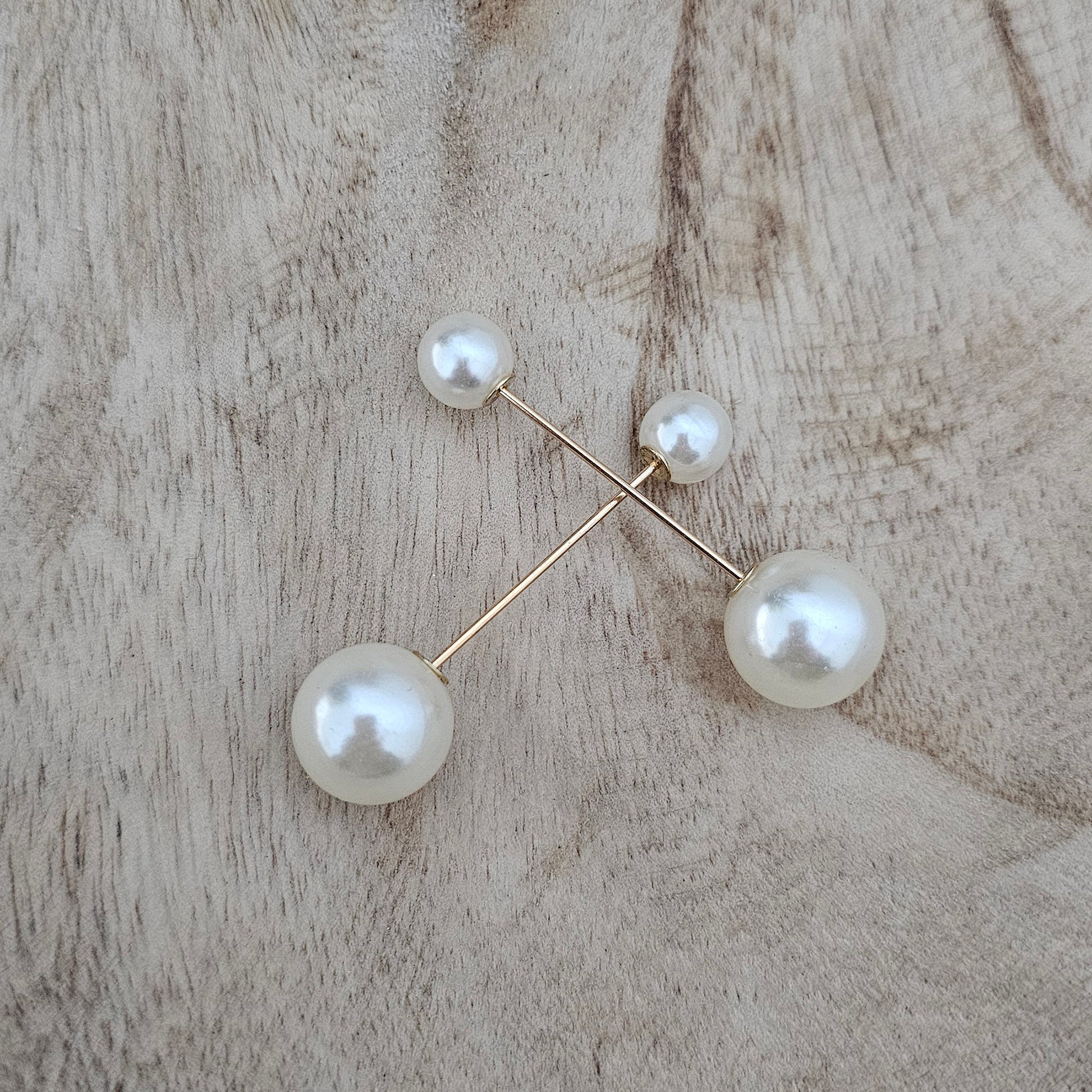 Pearl Bar Shoe Pins Custom Charms
