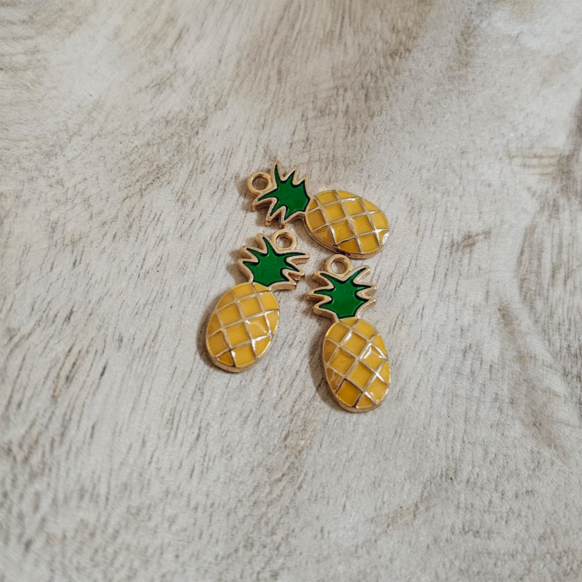 Pineapple Gold Charm Custom Charm Necklace