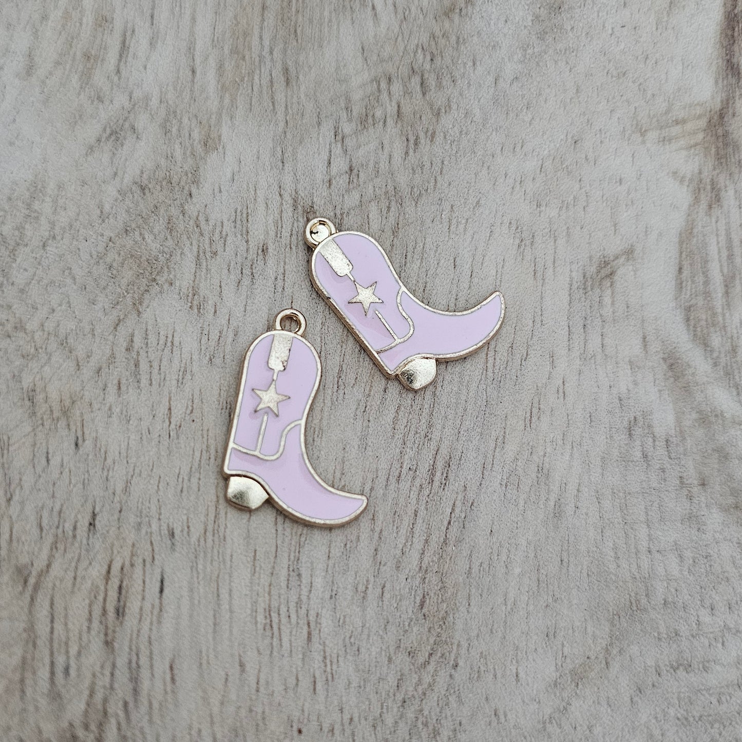 Pink Cowboy Boot Charm Custom Charm Necklace