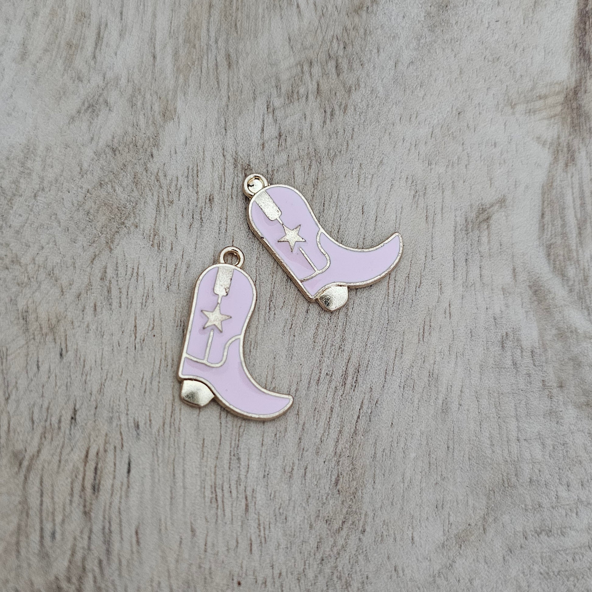 Pink Cowboy Boot Charm Custom Charm Necklace