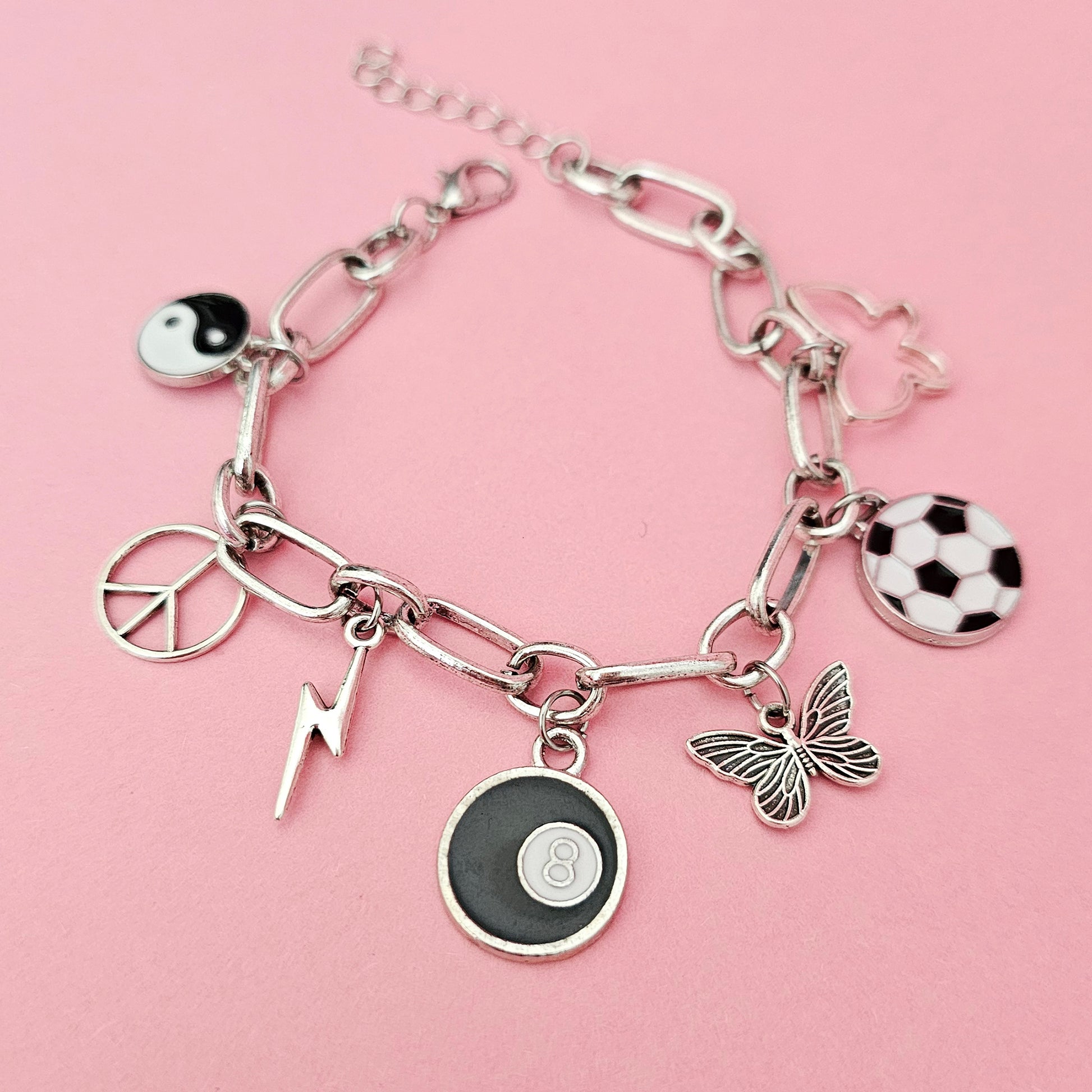 Silver Custom Charm Bracelet 5