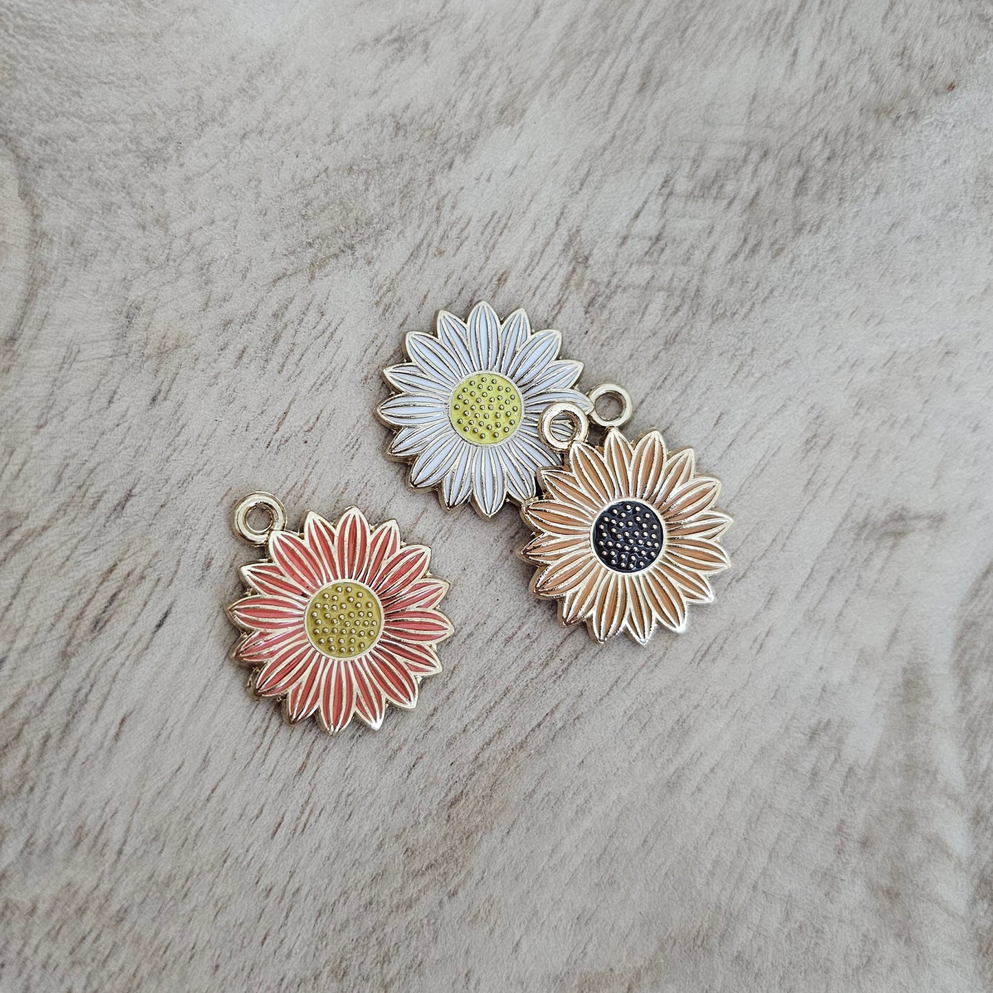 Sunflower Charm Custom Charm Necklace